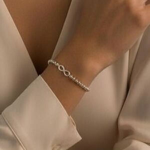 Silver Infinity Fashion Bracelet